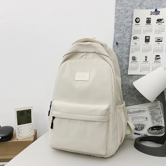 Sandro Jinisiao Cream Backpack